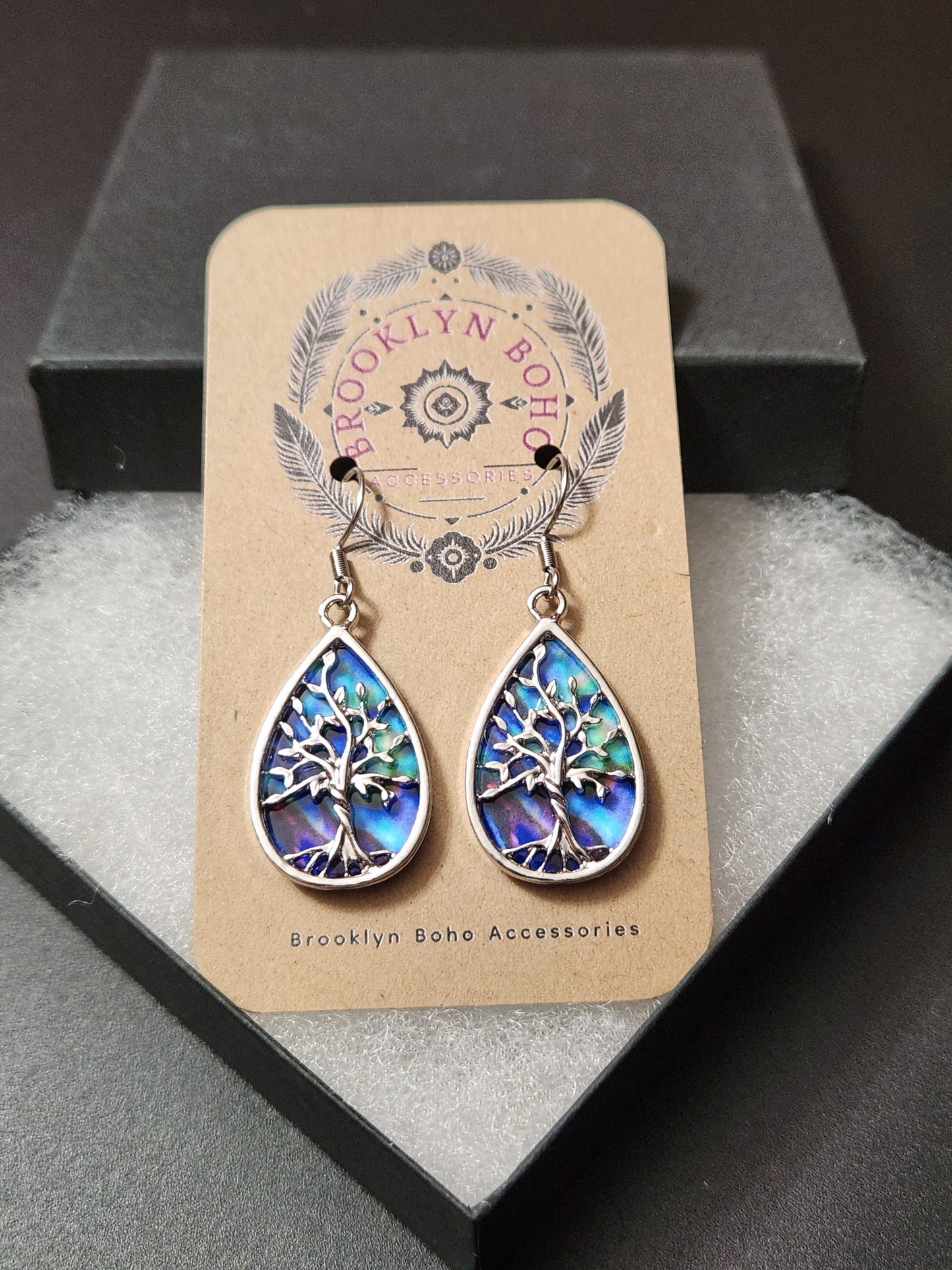 Tree of Life Drop Earrings
