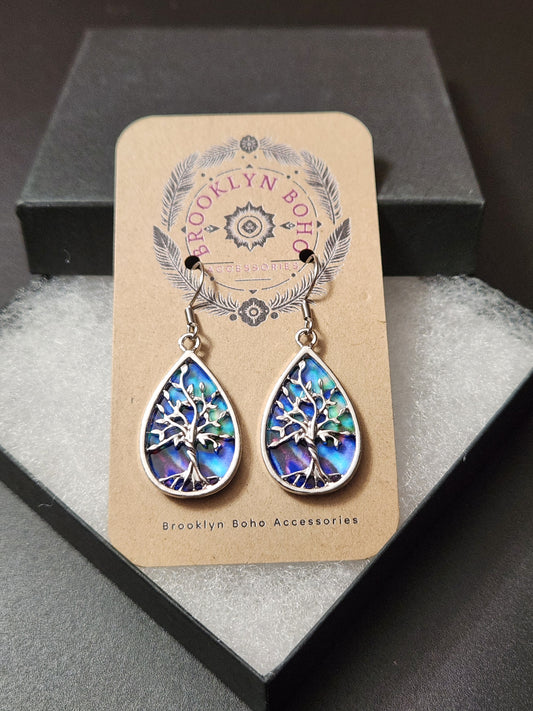 Tree of Life Drop Earrings